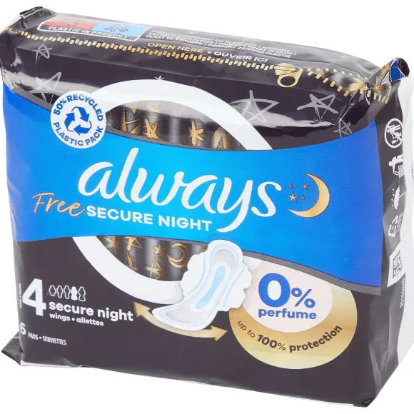 Always Free Maandverband Secure Night