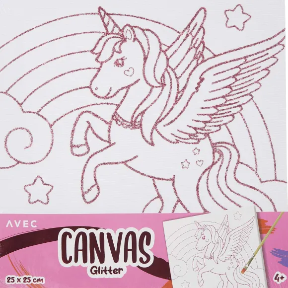 Avec Maak Je Eigen Glittercanvas