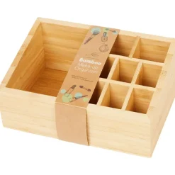 Bamboe Make-Up Organizer