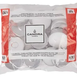 Candra Maxi-Theelichten Wit