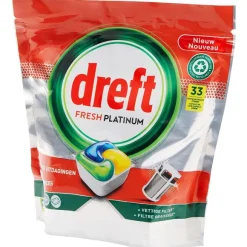 Dreft Fresh Platinum Vaatwastabletten Original