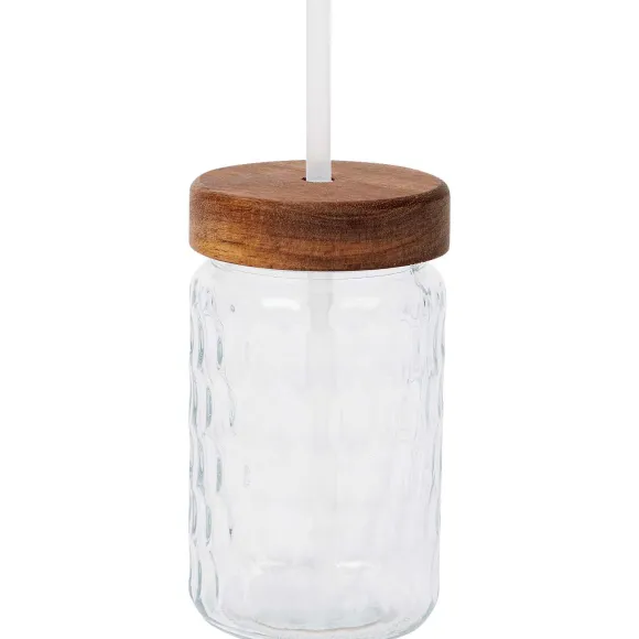 Drinkbeker Met Rietje En Deksel