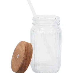 Drinkbeker Met Rietje En Deksel