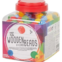 Emmer Met Houten Kralen