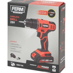 Ferm Accuboormachine-Set