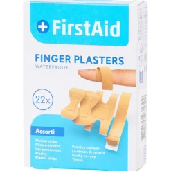 First Aid Vingerpleisters Waterproof