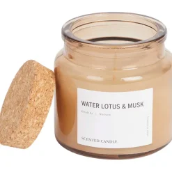 Geurkaars Met Kurken Deksel