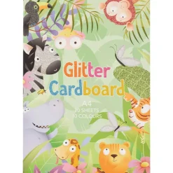 Glitter Hobbykarton A4