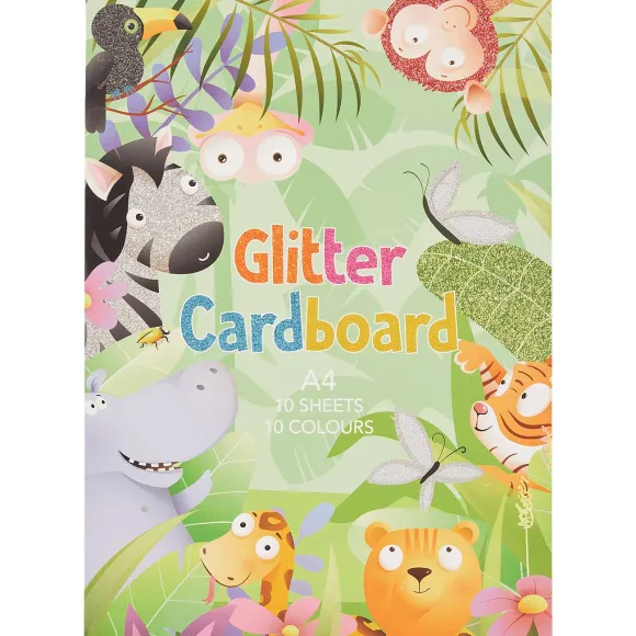 Glitter Hobbykarton A4