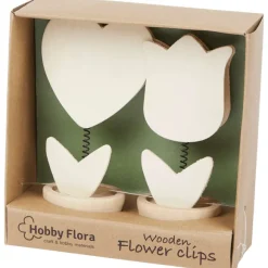 Hobby Flora Houten Bloemenknijpers