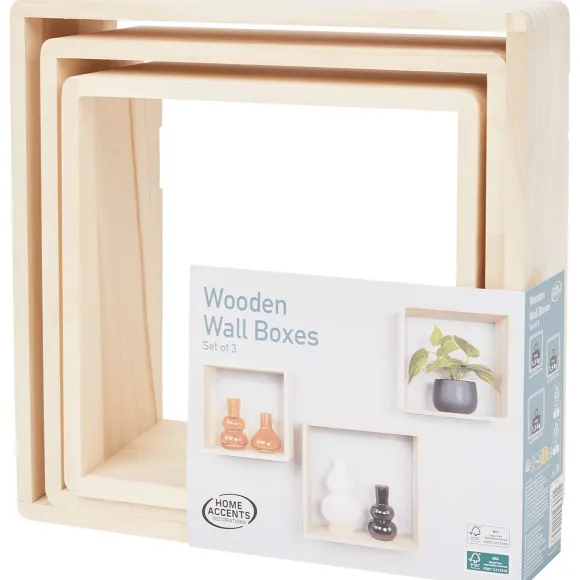 Home Accents Houten Wandboxen
