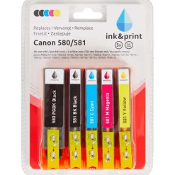 Ink & Print Inktcartridges Canon 580/581