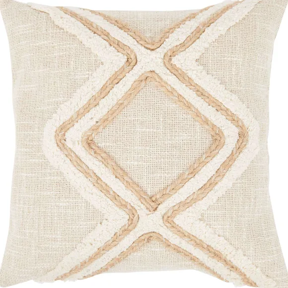 Jute Kussenhoes Met Patroon