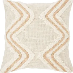 Jute Kussenhoes Met Patroon