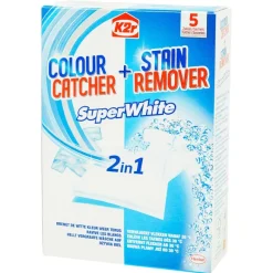 K2R Wasmachinedoekjes 2-In-1 Superwhite