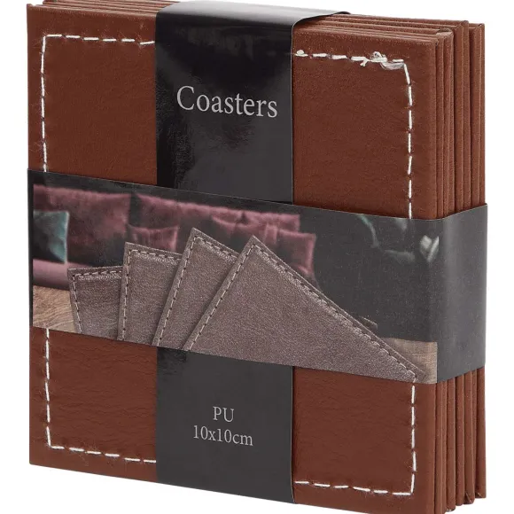 Kunstleren Onderzetters