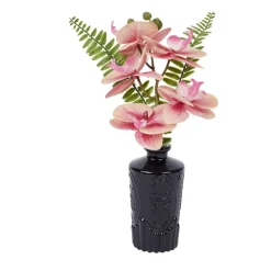 Kunstorchidee In Glazen Flesje