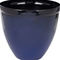 Kunststof Bloempot Met Glazuurlook