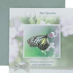 Luxe Condoleancekaart