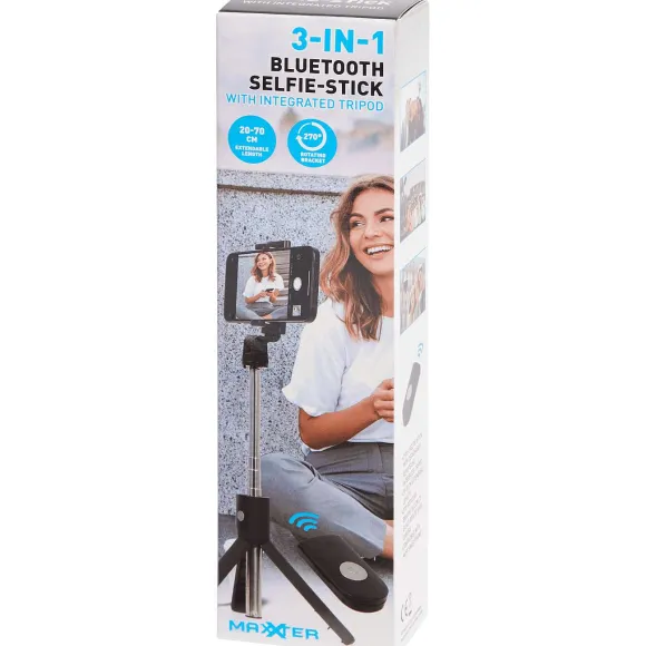 Maxxter 3-In-1 Bluetooth-Selfiestick