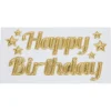 Party Universe Happy Birthday Ballon-Raamsticker