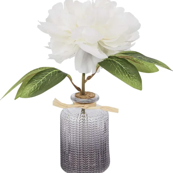 Pioen Kunstbloem In Vaasje