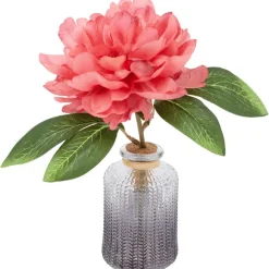 Pioen Kunstbloem In Vaasje