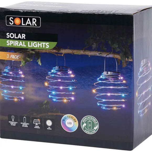 Solar Spiraalverlichting Op Zonne-Energie