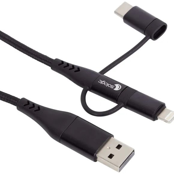 Sologic 3-In-1 Laad- En Datakabel