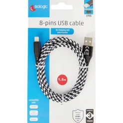 Sologic Laad- En Datakabel 8-Pins