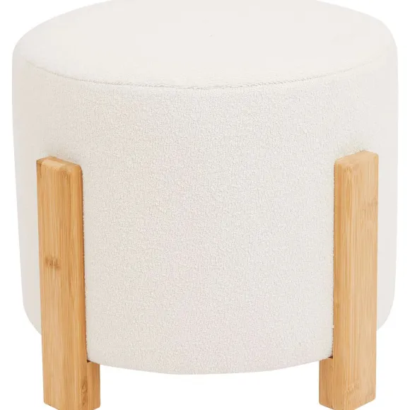 Studio Home Poef Met Bamboe Poten