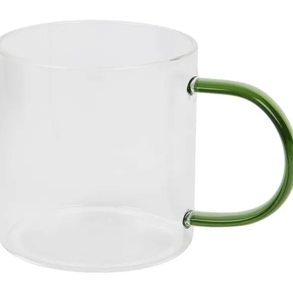 Theeglas Met Gekleurd Oor