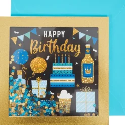 Wenskaart Met Confetti