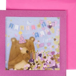 Wenskaart Met Confetti