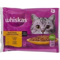 Whiskas Maaltijdzakjes Gevogelte