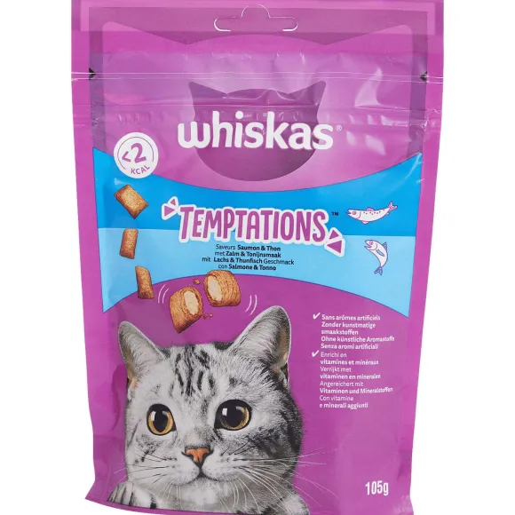 Whiskas Temptations Kattensnoepjes Zalm En Zeevruchten